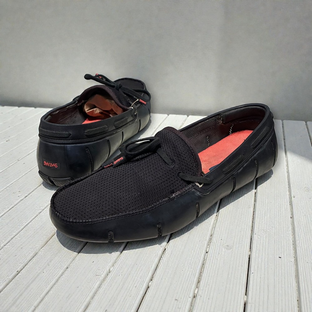 SWIMS‎ Lace Loafer Mesh Rubber Driving Loafer Shoes Men's 9
